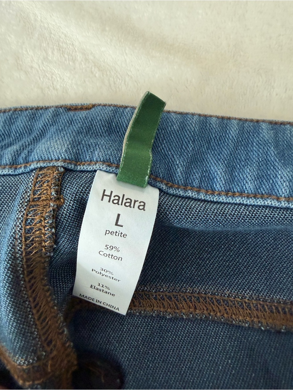 Halara Flex™ High Waisted Pockets Flare Leg Casual Jeans Lp E17 - Picture 2 of 3
